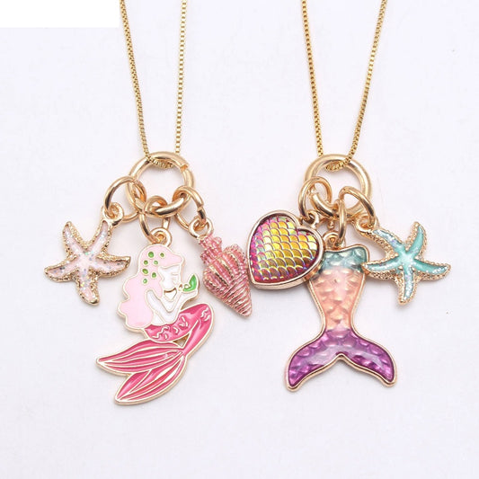 Collar Mermaid para niñas