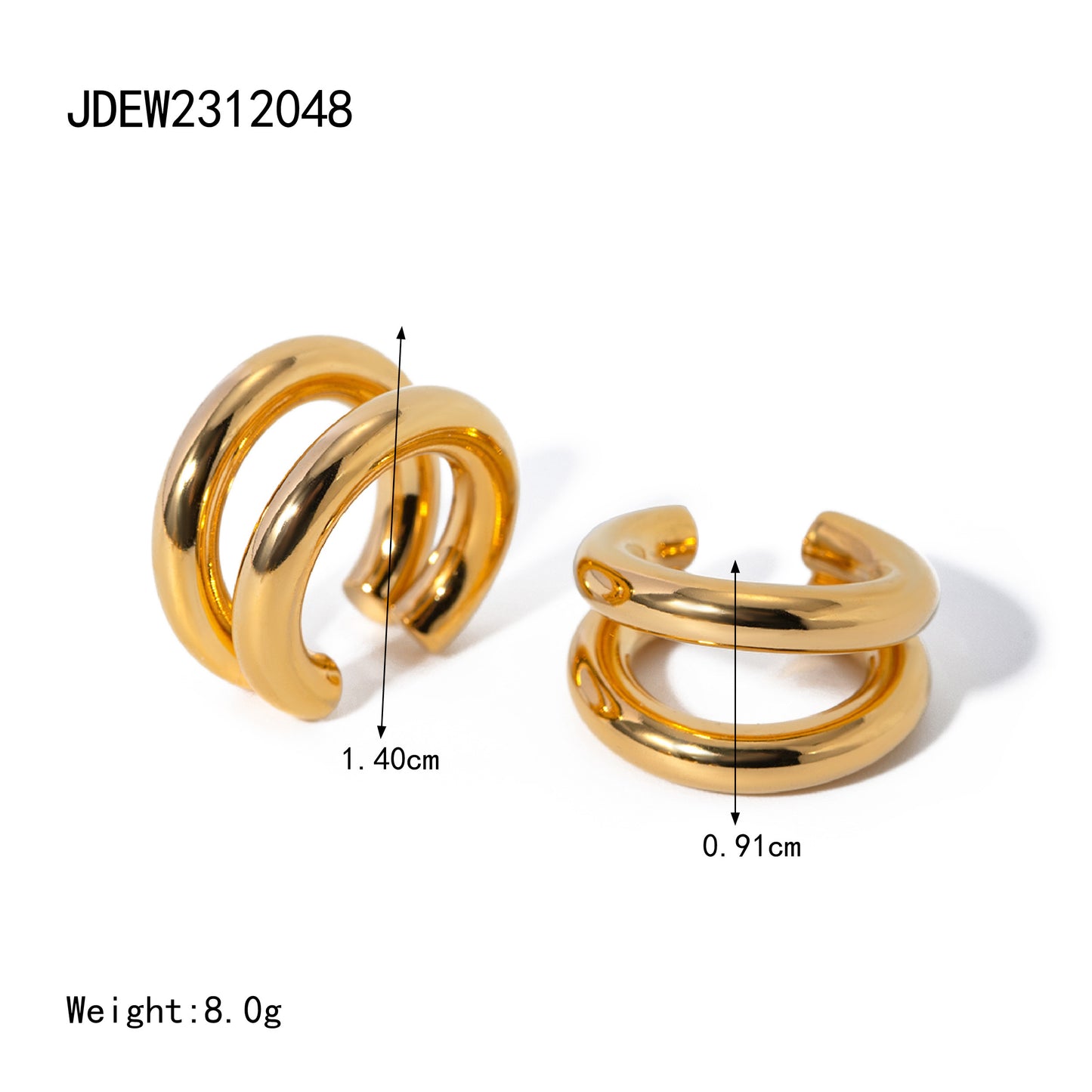 Aretes puños de oreja